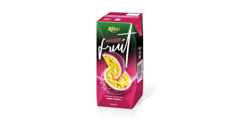 Passion Fruit Juice In Tetra Pak Of RITA OEM Beverage